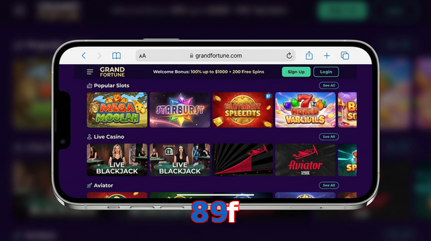 Main screen of 89F ios page for PK players